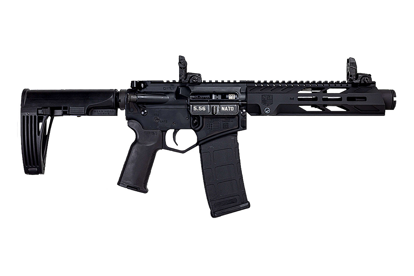 Diamondback DB15 5.56mm Semi-Automatic AR-15 Pistol with Gearhead Works Tailhook Mod2 Brace – Arizona AR-15 Rifle