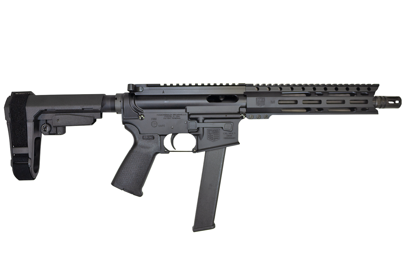Diamondback DB9R 9mm AR-15 Pistol with SBA3 Brace – Arizona AR-15 Rifle