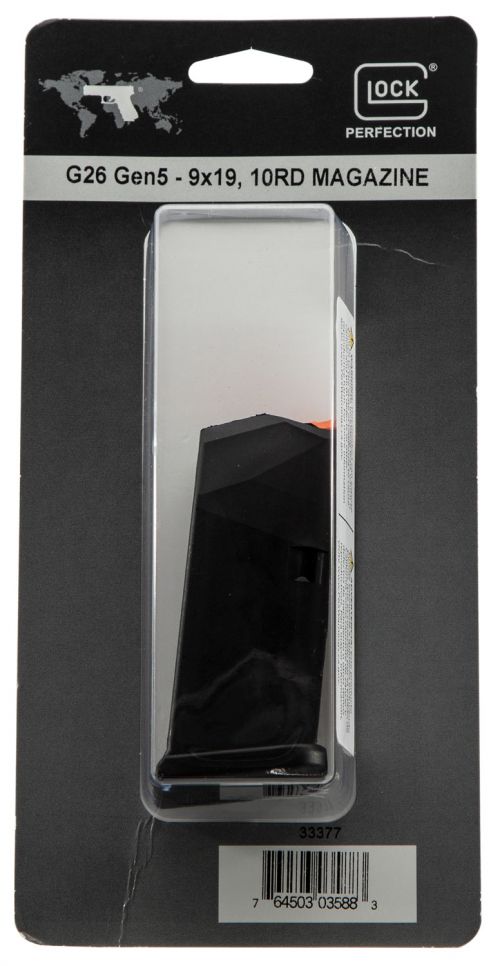 Glock 26 Gen5 9mm 10 Round Polymer Magazine Black