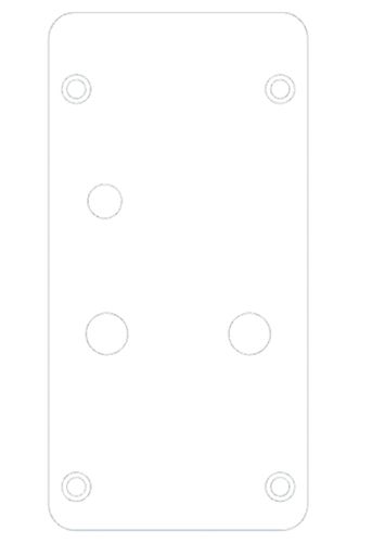 Beretta USA RDO Plate RDO Plate for Burris Fastfire Docter Vortex Black