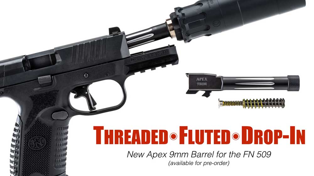 Apex Direct Drop-In Barrel for FN509 - 5.00 inch Apex Direct Drop-In Barrel for FN509 - 5.00 inch - Barrels - Tucson Arms
