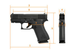 Glock 43X (New 2026) 9mm w/ 15rd Metal Magazines