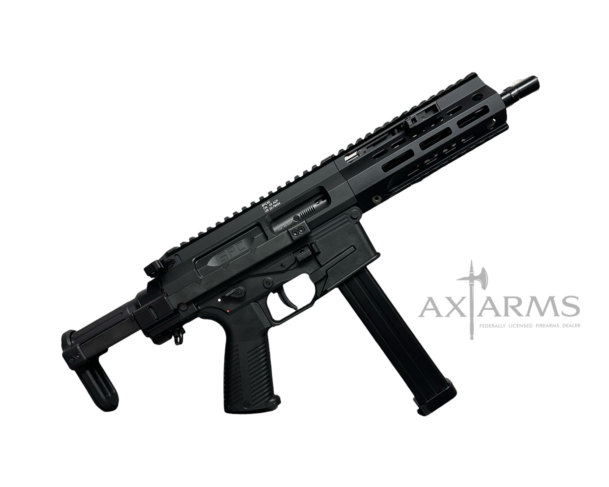 B&T SPC45 PDW SBR — .45 ACP Short Barrel Rifle B&T SPC45 PDW SBR — .45 ACP Short Barrel Rifle - NFA Items - Tucson Arms