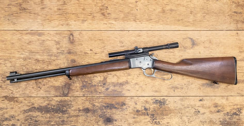 Marlin Golden 39A Mountie 22 S/L/LR Used Trade-in Lever-Action Rifle with Scope Marlin Golden 39A Mountie 22 S/L/LR Used Trade-in Lever-Action Rifle with Scope - Marlin Used Gun Collection - Tucson Arms
