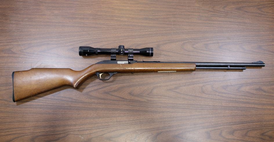 Marlin 60 22LR Police Trade-In Rifle with Optic Marlin 60 22LR Police Trade-In Rifle with Optic - Marlin Used Gun Collection - Tucson Arms