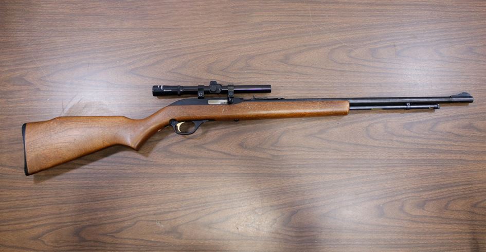 Marlin 60 22LR Police Trade-In Rifle with Optic Marlin 60 22LR Police Trade-In Rifle with Optic - Marlin Used Gun Collection - Tucson Arms